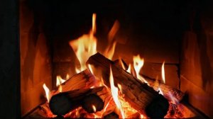 Звуки для сна. Звук дождя у камина, летним вечером.