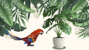 Попугай со звуком