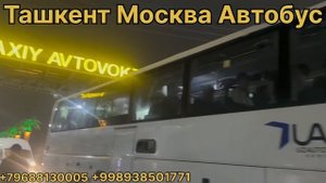 москва!тошкент!Автобус!2025
