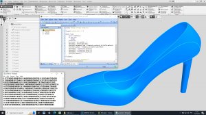Туфелька с каблуком в Компас-3D
