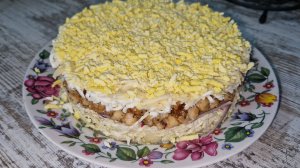 Салат ПОДСНЕЖНИК на мой лад. Невероятно ВКУСНЫЙ и НЕЖНЫЙ салат