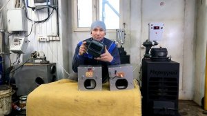 Надув для печи на отработанном масле.