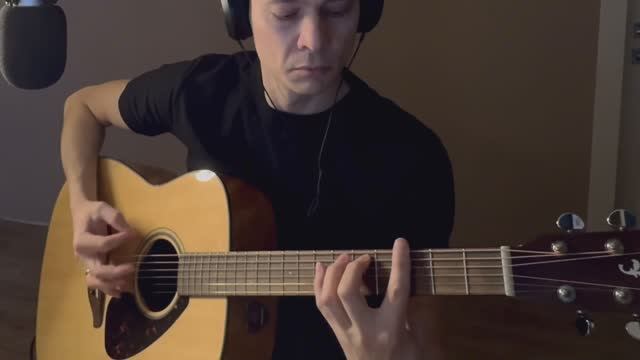 Женя Трофимов песня - Самолеты, кавер на гитаре