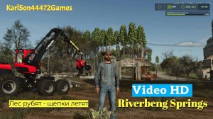 Farming Simulator 25 / Прохождение RIVERBEND SPRINGS / Весенние хлопоты / Video HD /