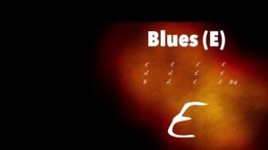 Texas Blues  Backing track in E