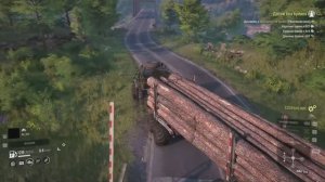 SnowRunner - таскаем бревна в Сев. Каролине