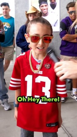 George Kittle's mini lookalike was spot on!