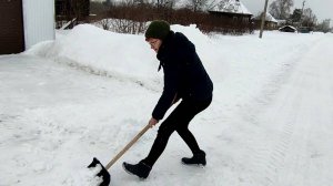 Архив 2023 г. Куда девать снег в деревне? Не утонет ли баня? Неудача со шкафом. Февраль