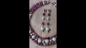 ЛЕПИДОЛИТ В УКРАШЕНИЯХ.