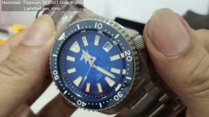 Heimdallr Titanium SKX007 Dive Watch Blue