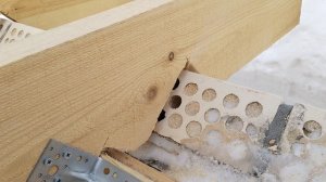 Установка стропил кровли 200х50