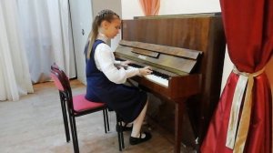 Небасова Анастасия ДШИ №8 преп. Ситникова К.И. А Лешгорн Этюд до мажор