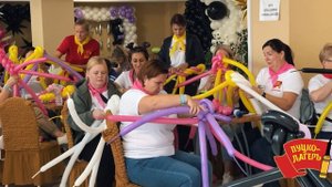 ПУЦКОЛАГЕРЬ. Смена 2. МК Наталии Коновой "Работа с шарами для моделирования"