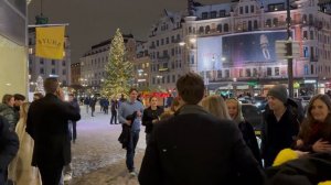 Ночная жизнь Стокгольма после полуночи Шведские девушки и зимние развлечения