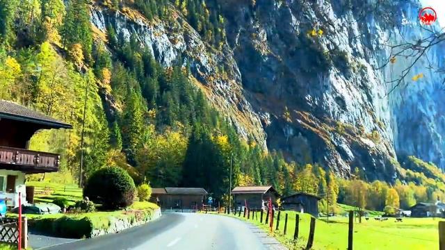 🇨🇭Поездка по Швейцарии. Швейцарская деревня Лунгерн , захватывающий вид