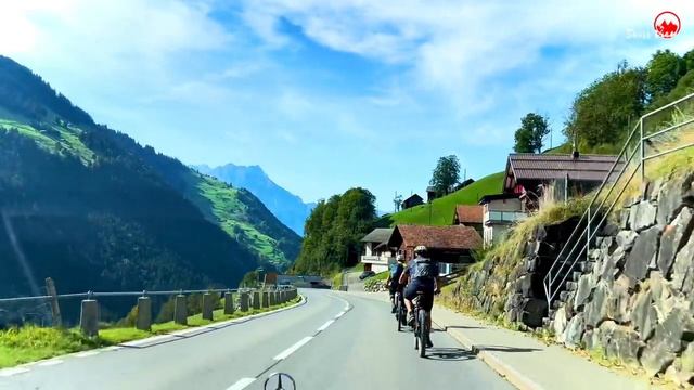 🇨🇭Поездка по Швейцарии! По дороге в кантон Ури.Захватывающий вид на Швейцарию