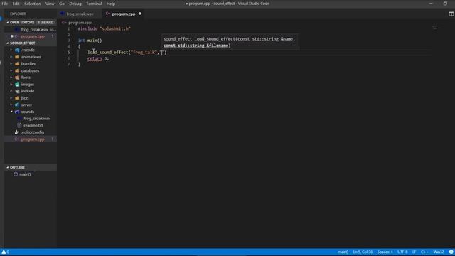 Splashkit.io - How to create sound effects