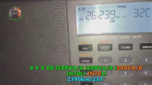 09.02.2025 10:00UTC, [10m, bcn], IZ8RVA/B, Италия, 28240кГц, 2390км