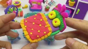 Миниатюрнуая мебель для кукольного домика из пластилина - Простые уроки по лепке из пластилина