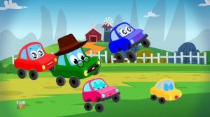 Гикори Дикори Док | музыка для малышей | дошкольный | Little Red Car Russia | детские мультфильмы