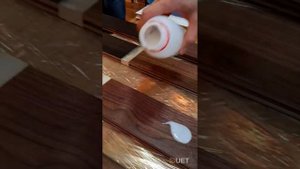 Покрытие дерева орех разными составами