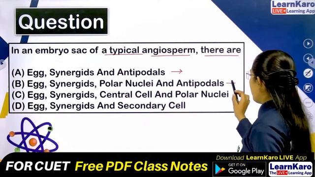 CUET 2024 Domain Test | Sexual Reproduction In Flowering Plants - Biology | Top 100 MCQs🔥
