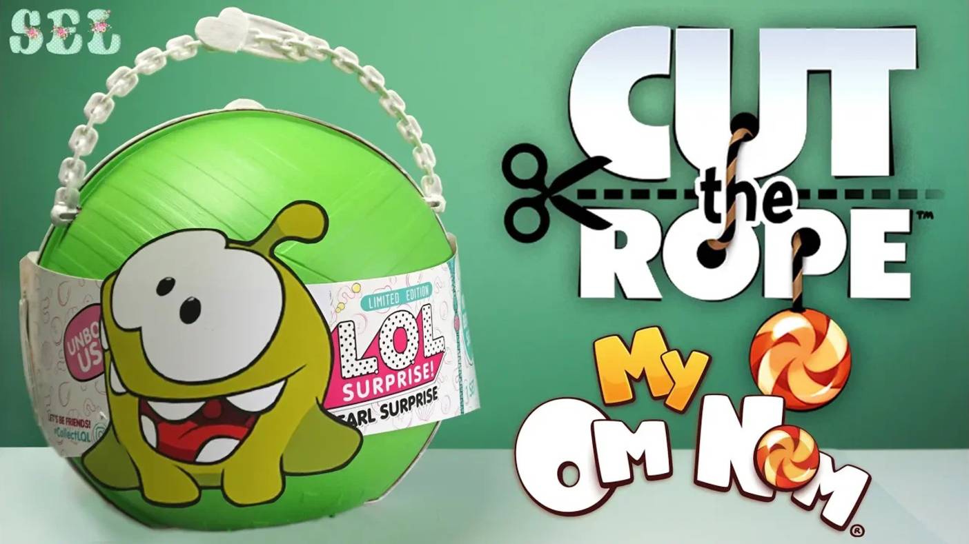Большой Шар Сюрприз АМ НЯМ Surprise Cut the Rope Om Nom смотреть онлайн