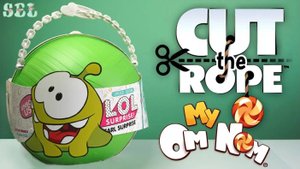 Большой Шар Сюрприз АМ НЯМ Surprise Cut the Rope Om Nom