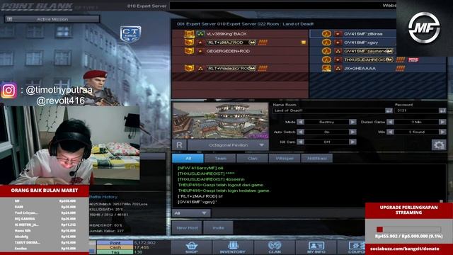 LIVE POINT BLANK // besok OT ga yaa? смотреть онлайн