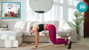 7x7 Challenge Day 2 _ Booty Boost Low Impact Cardio _ 7 Min at Home Workout