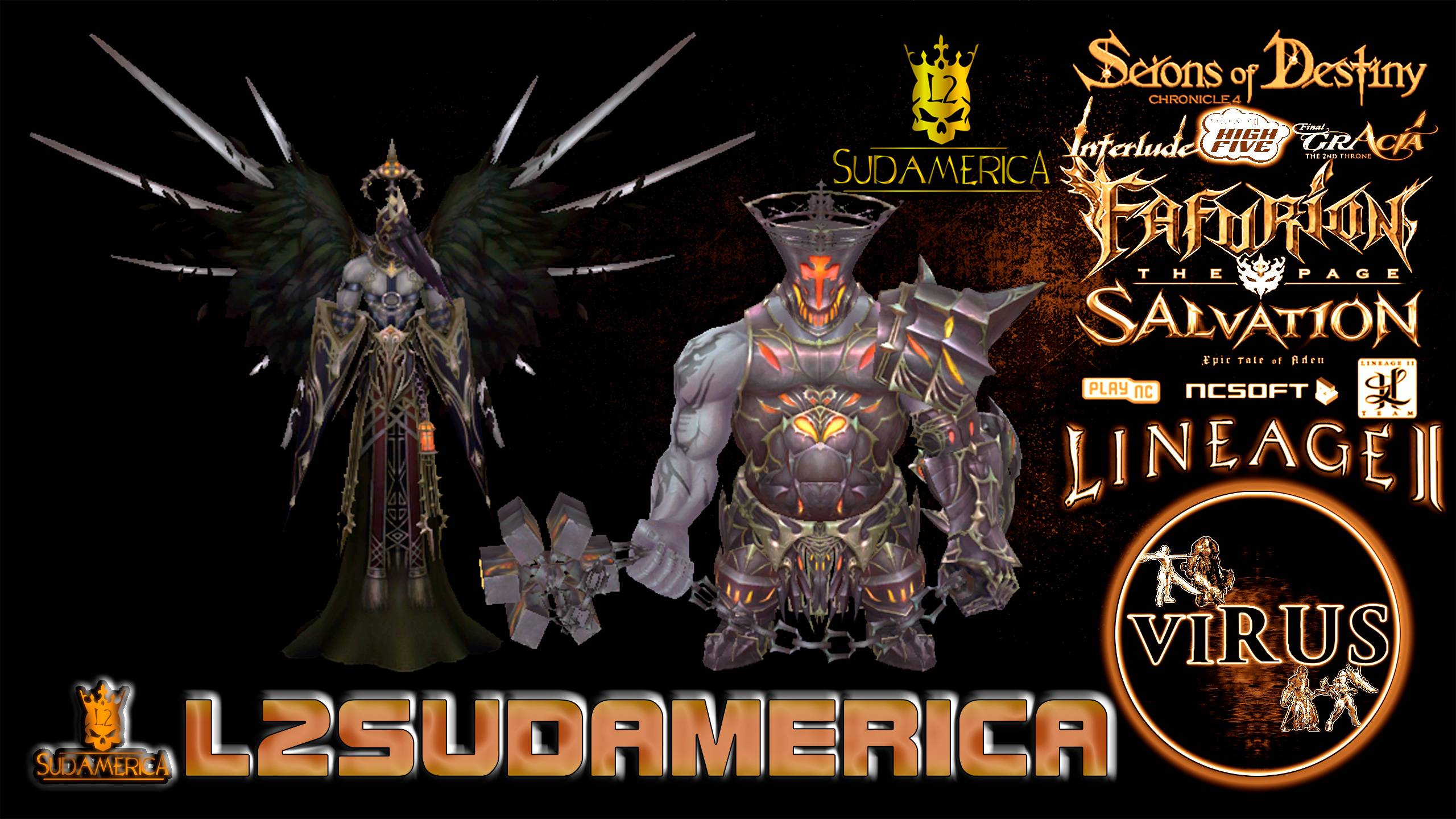 New Monsters for the www.L2SudAmerica.Com server. LINEAGE II-Interlude ◄√i®uS►