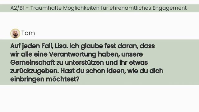 031 Deutsch lernen mit Dialogen  Deutsch lernen durch Hören  A2-B1  learngerman deutschlernen