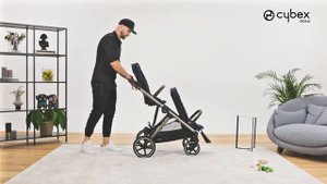 Как сложить коляску Gazelle S CYBEX
