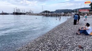 ЦЕНТРАЛЬНЫЙ ПЛЯЖ КЕМЕРА 🇹🇷 Краткий обзор ( Full HD )