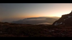 Sunset at crimea mountains