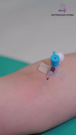 Фрагменты из алгоритма постановки периферического катетера