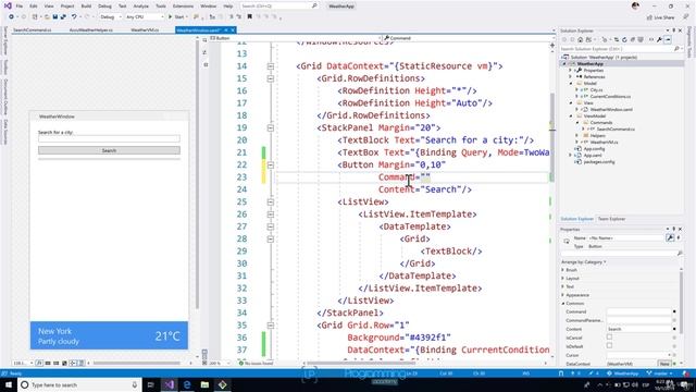 16. Binding the ICommand