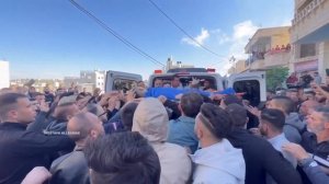 🇵🇸 #Palestine || Palestinians carry the body of the boy Mustafa Salah (15)