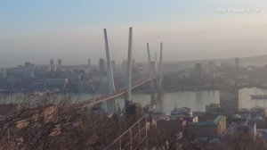 Владивосток зимний вечер 17 января 2024.