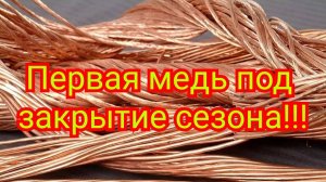 Металлокоп! Первая медь под закрытие сезона!!!