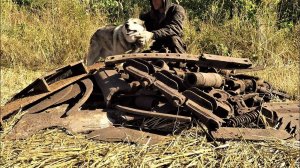 Больше мы не увезём! Бросаем металл, надеемся, что всё не выкопают. Коп металлолома нашли некопанный