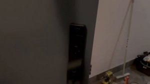 Установка электронного замка SMART SECRET R60