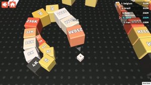 Cubes 2048.io Game 🎲 I was able to score 4 Trillion 🎲 CUBES SNAKE 2048.io Gameplay