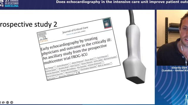 Does echocardiography in the intensive care unit improve patient outcomes Charlie Cox