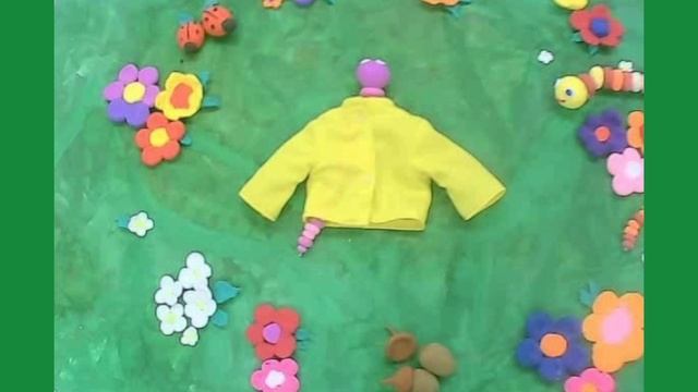 "Червячок Гоша" мультфильм, созданный руками детей