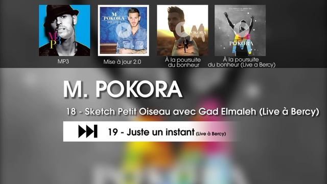 M. Pokora - Sketch Petit Oiseau avec Gad Elmaleh Live (Audio officiel) смотреть онлайн