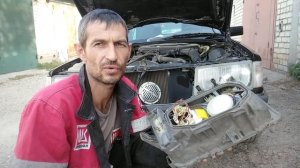 Мерседес 190 w201 w124 Вакуумный корректор фар,причины неисправности. Vacuum headlight range control