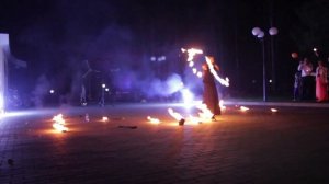 Фаер шоу Сквозь стекло