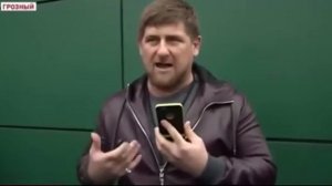 Рамзан Кадыров общается с телеведущим