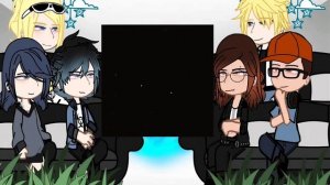 Реакция ЛБИСК на Луку и Эдриана как... || AU || 2 часть.